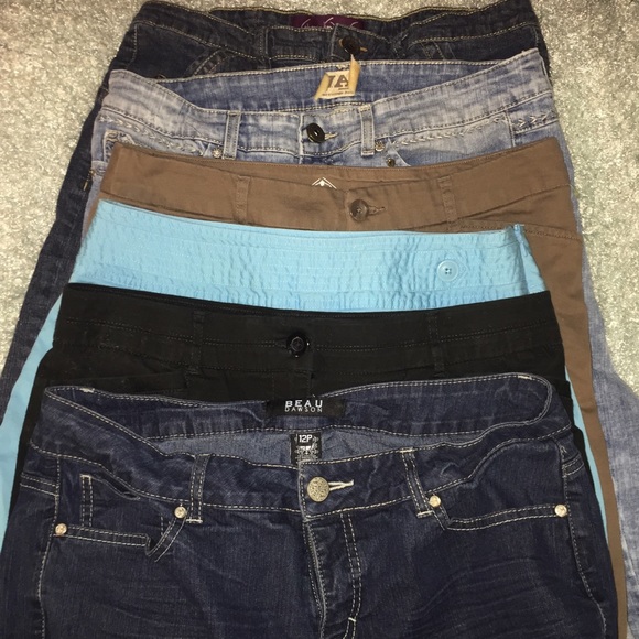 St. John's Bay Pants - 12/12P bottoms Wardrobe bundle! 6 pieces